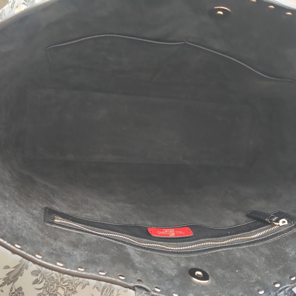 Valentino Black Tote Bag with Gold Accents - Picture 6 of 11